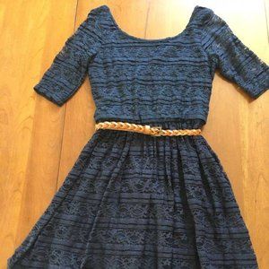 Navy Lace Dress